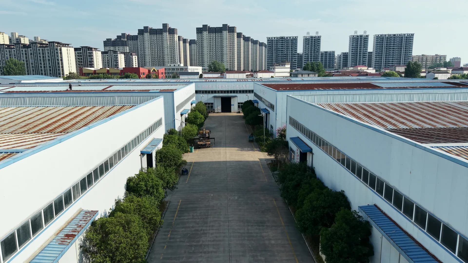 Hengfeng Mesh Factory Aerial View